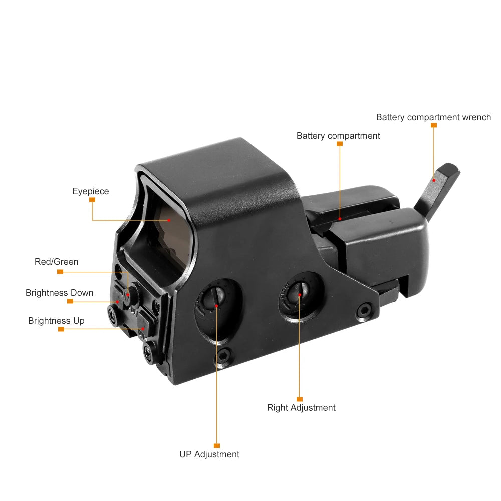 Bestsight Red And Green Dot Reflex Holographic Sight Scope