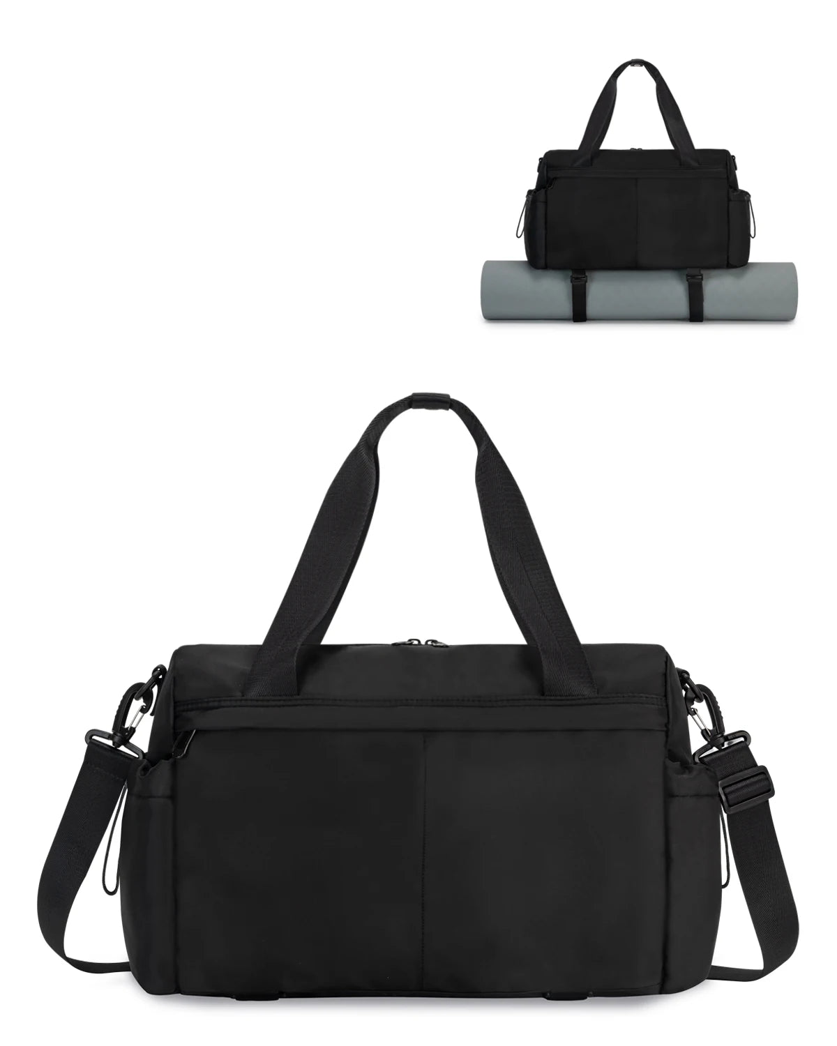 Lightweight Fitness Duffel With Yoga Mat Holder And Wet Pocket