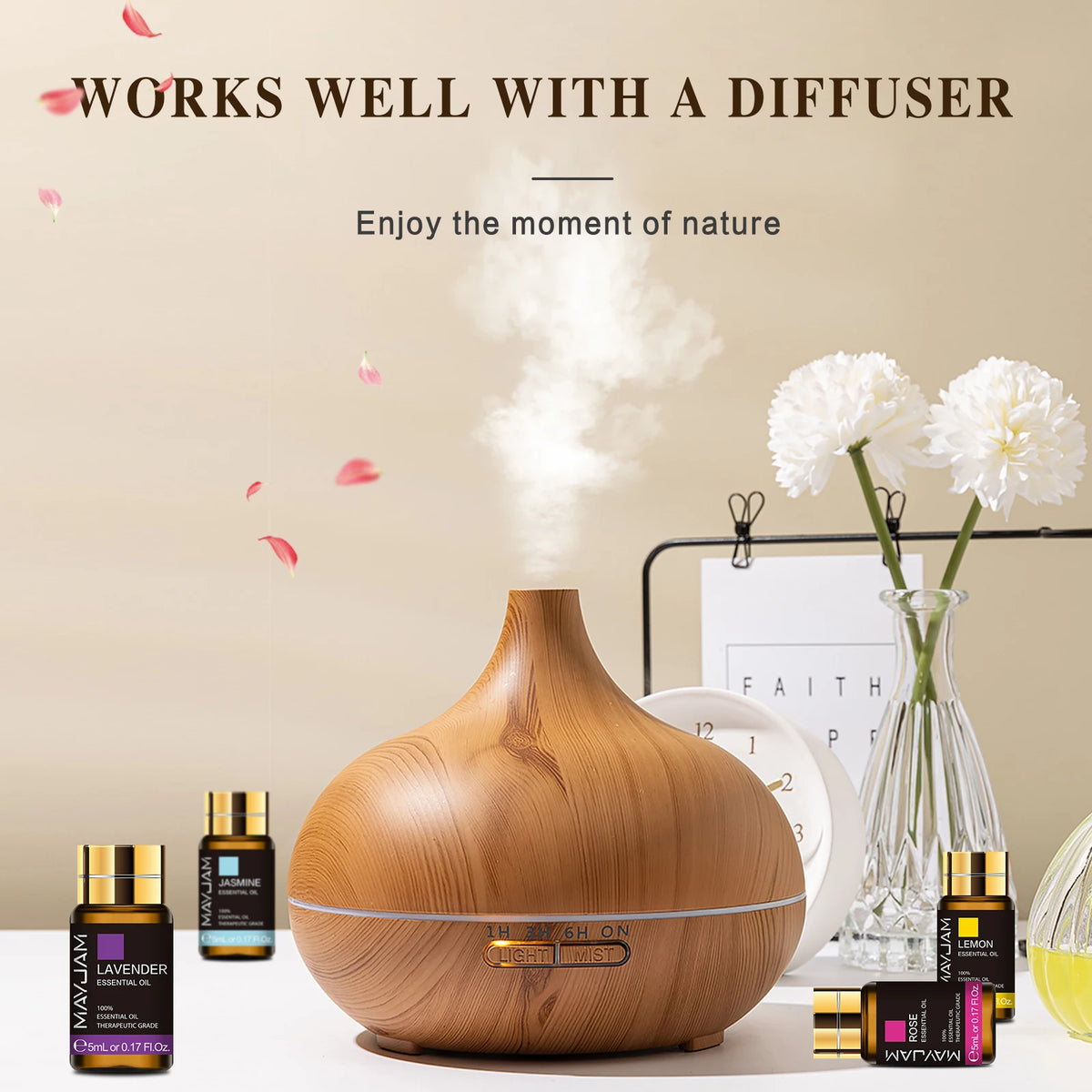 MAYJAM Essential Oils for Diffusers Humidifiers and Home Fragrance