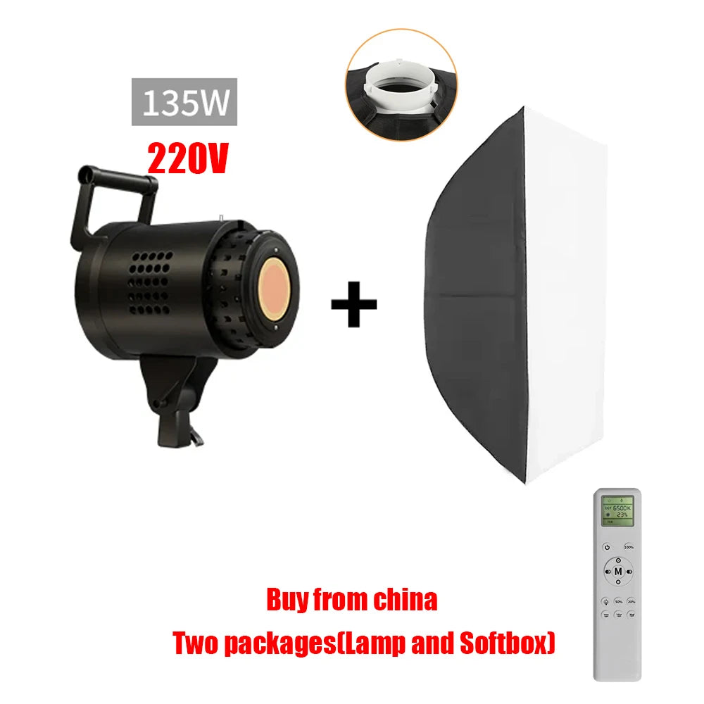 SH 135W COB LED Video Light for Photography and Studio Lighting