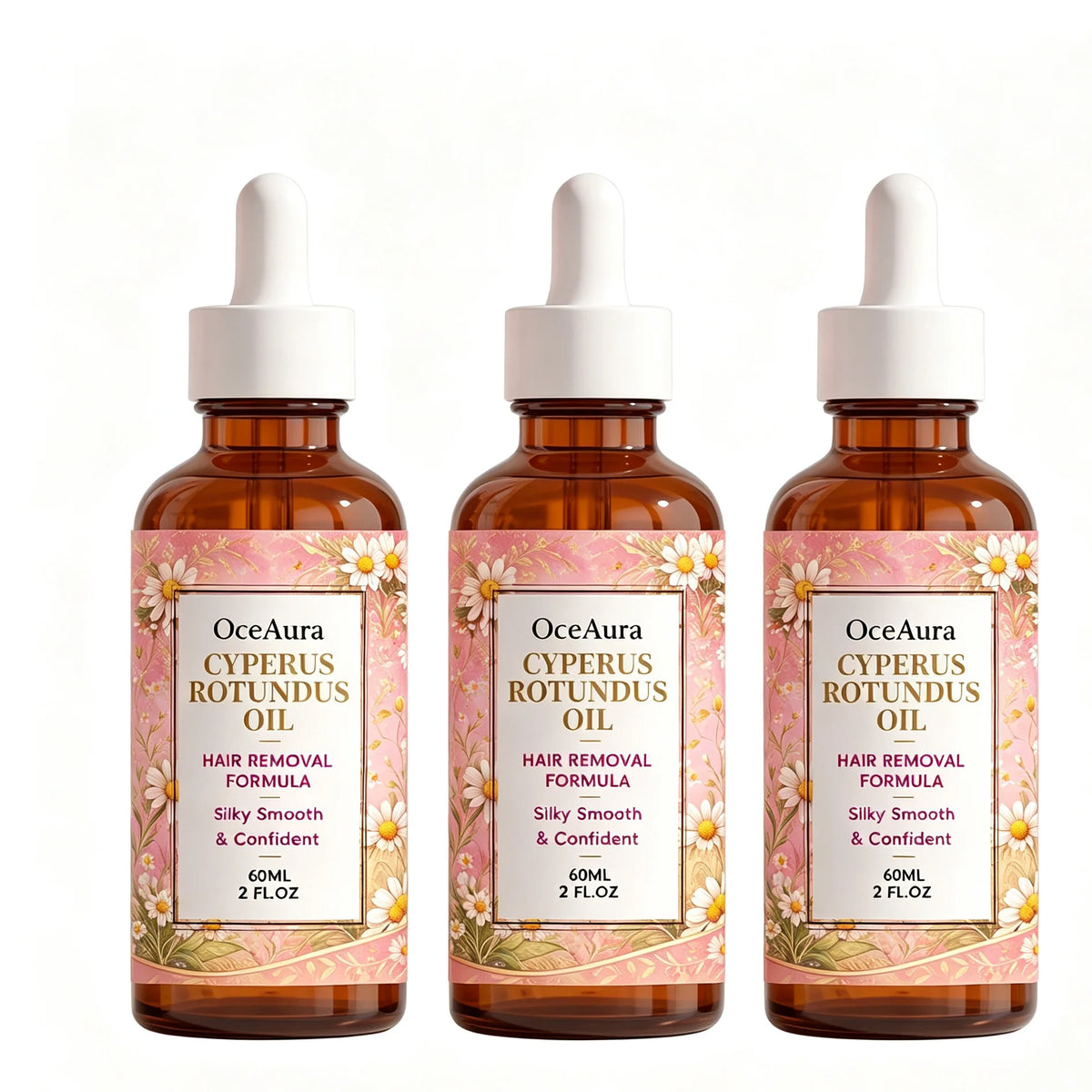 OceAura Cyperus Rotundus Hair Inhibitor Serum for Smooth Skin