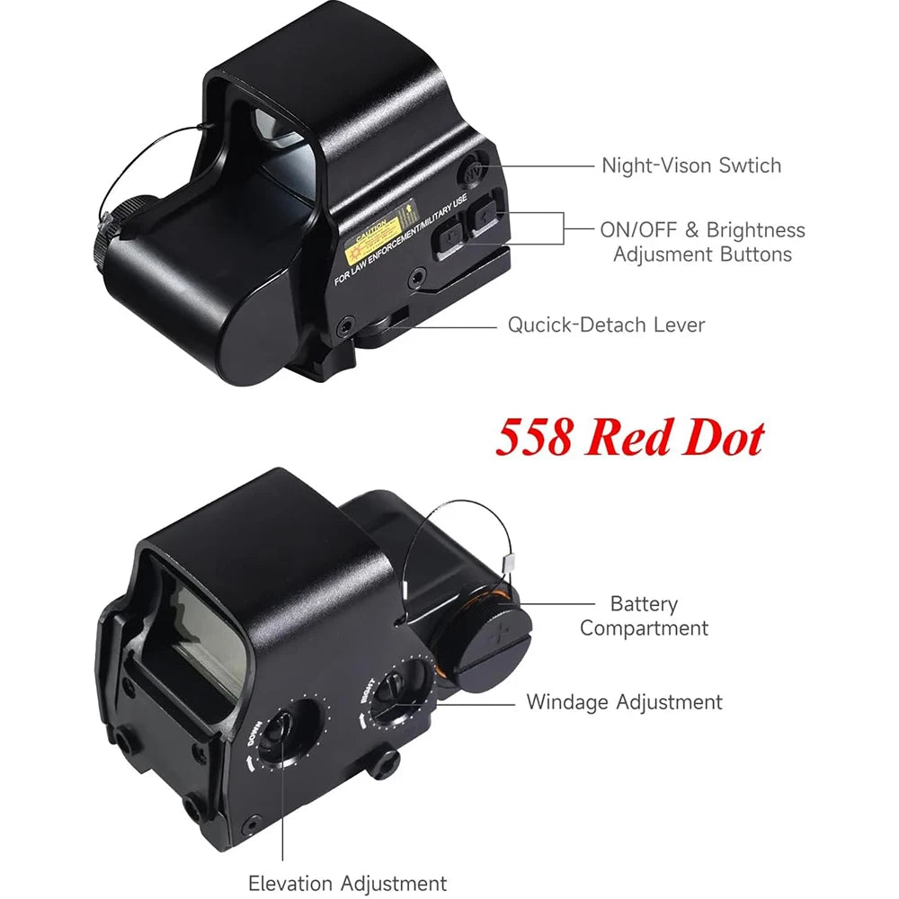 Nabila 551 Red Dot Holographic Sight With Automatic Shutoff