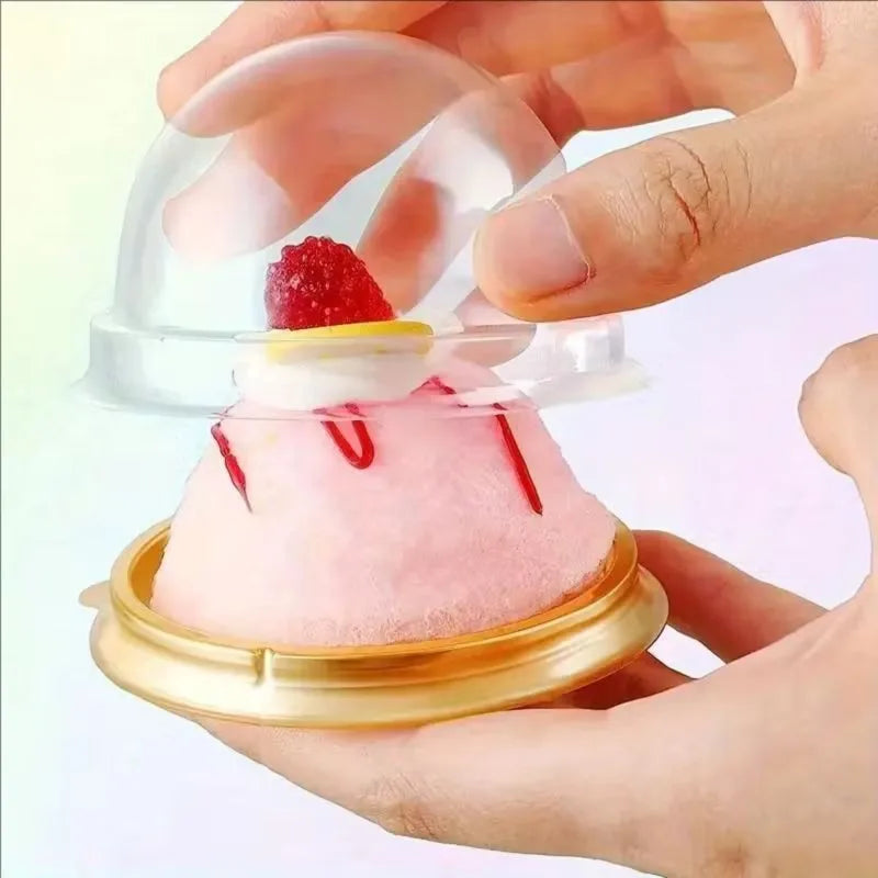 Plastic Dome Cake Boxes for Cupcakes, Cheesecakes and Desserts