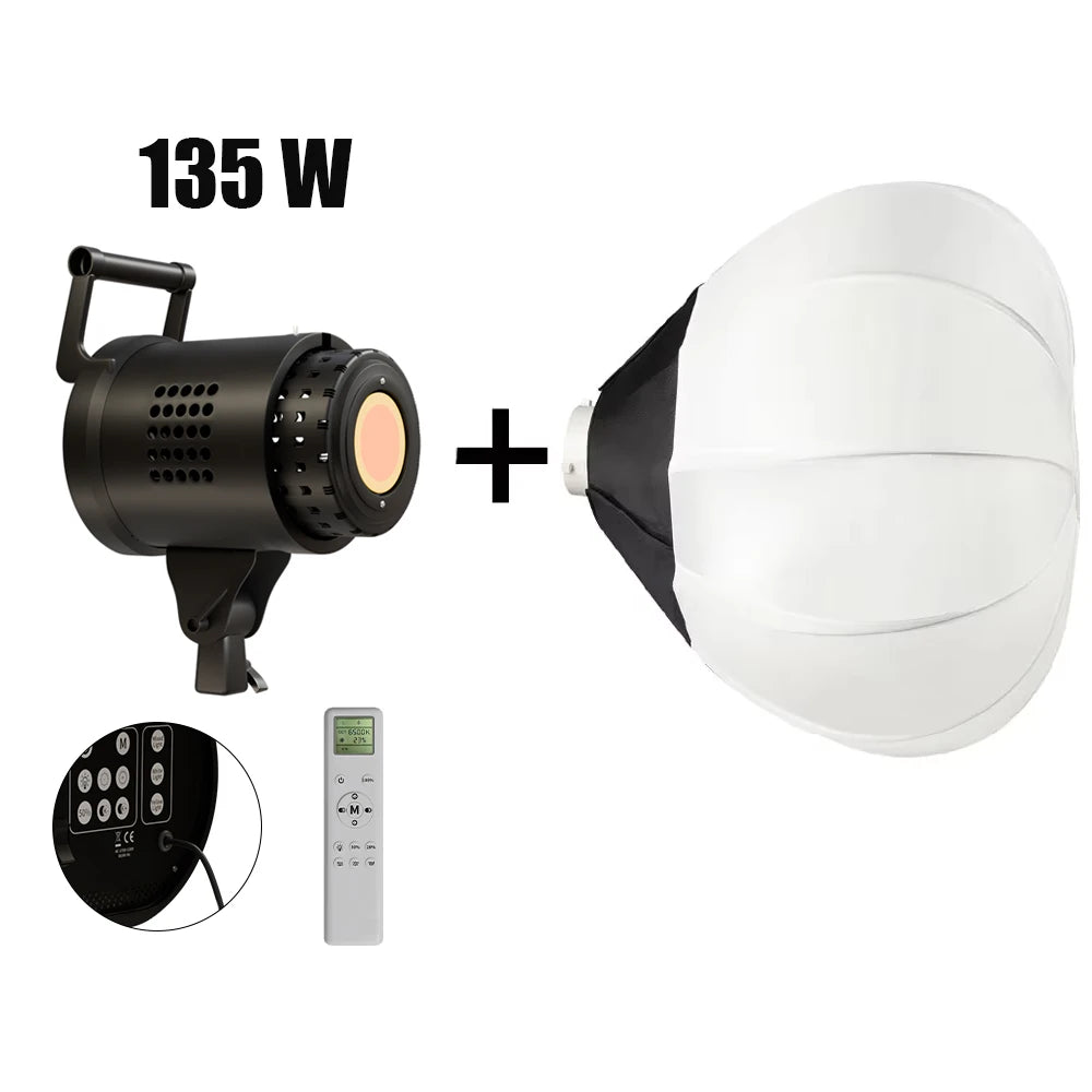 SH 135W COB LED Video Light for Photography and Studio Lighting