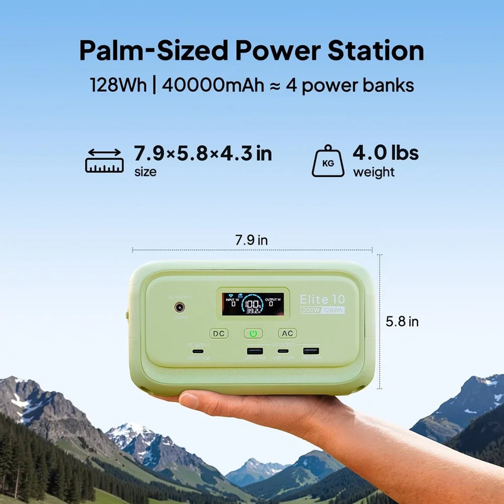 BLUETTI Elite 10 Portable LiFePO4 Power Station for Camping Travel