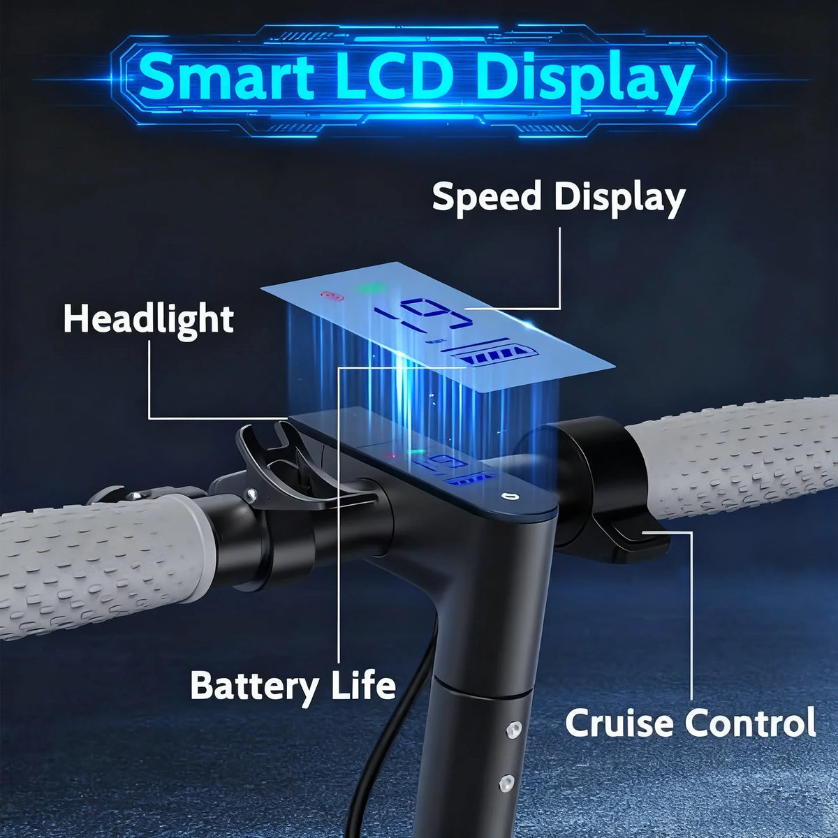 LADPED 350W Folding Electric Scooter With 16 Mile Range