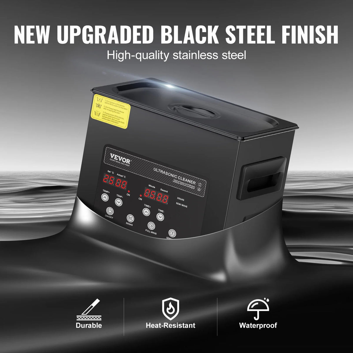 SucceBuy Ultrasonic Cleaner for Dishes and Household Cleaning
