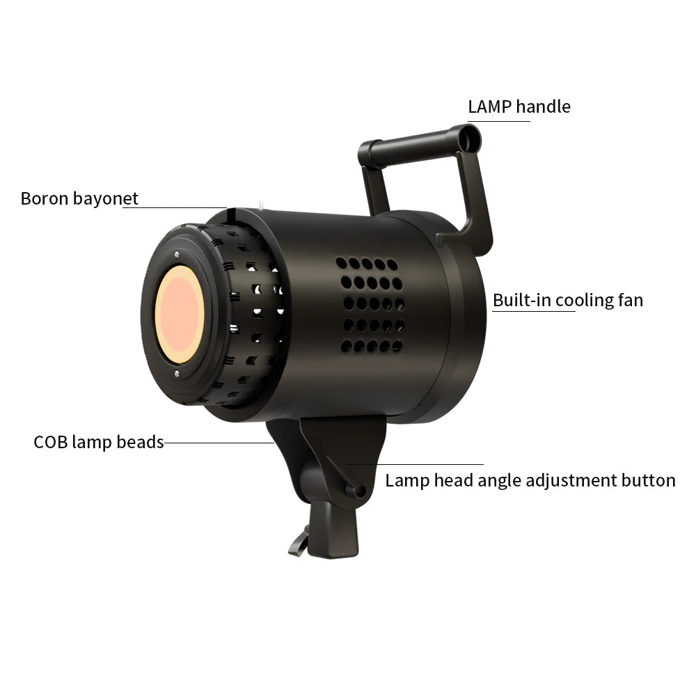 SH 135W COB LED Video Light for Photography and Studio Lighting