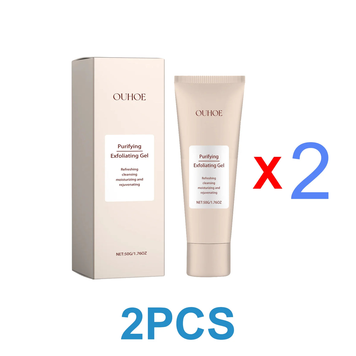 Ouhoe Deep Cleansing Facial Exfoliating Gel for Blackhead Removal