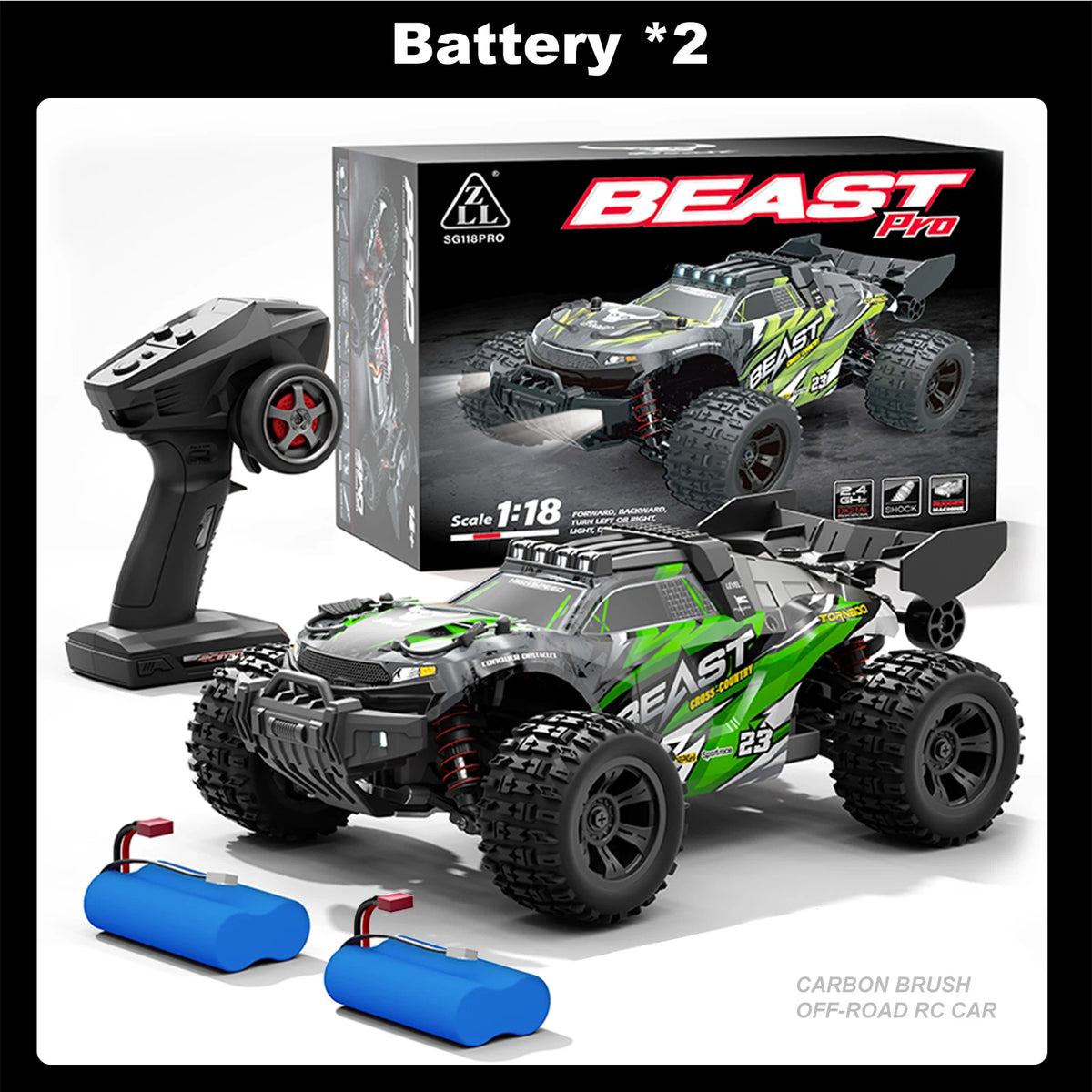 ZNLYRION 4WD Off Road RC Buggy With Metal Bottom Plate