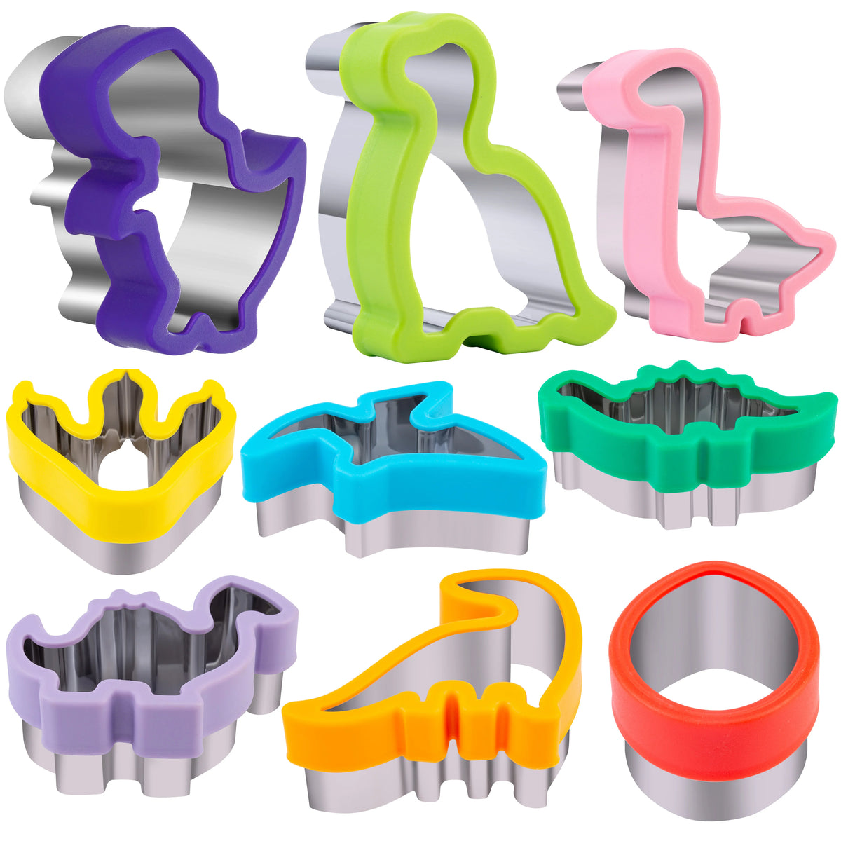 Nifogo Animal Sandwich Cutters Set for Kids Bento Lunch Decorating Tools