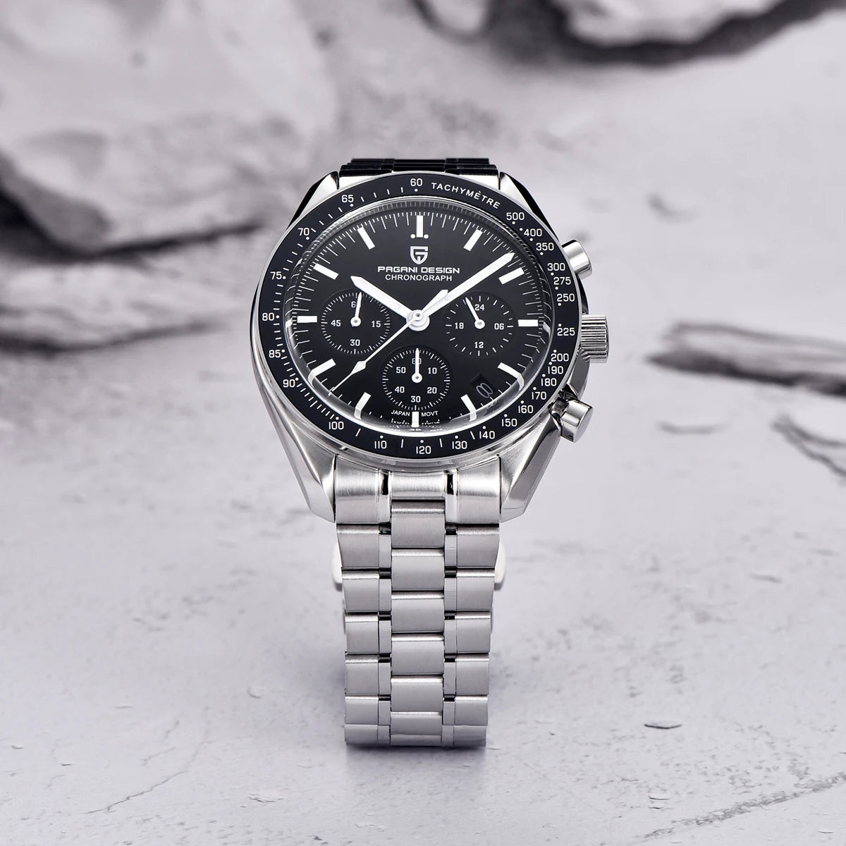 Pagani Design Men's Sapphire Quartz Chronograph Sports Watch