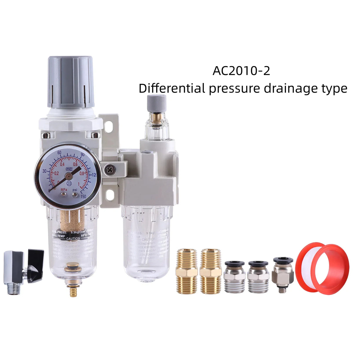 LYXCNC Air Source Processor Filter Oil Water Separator