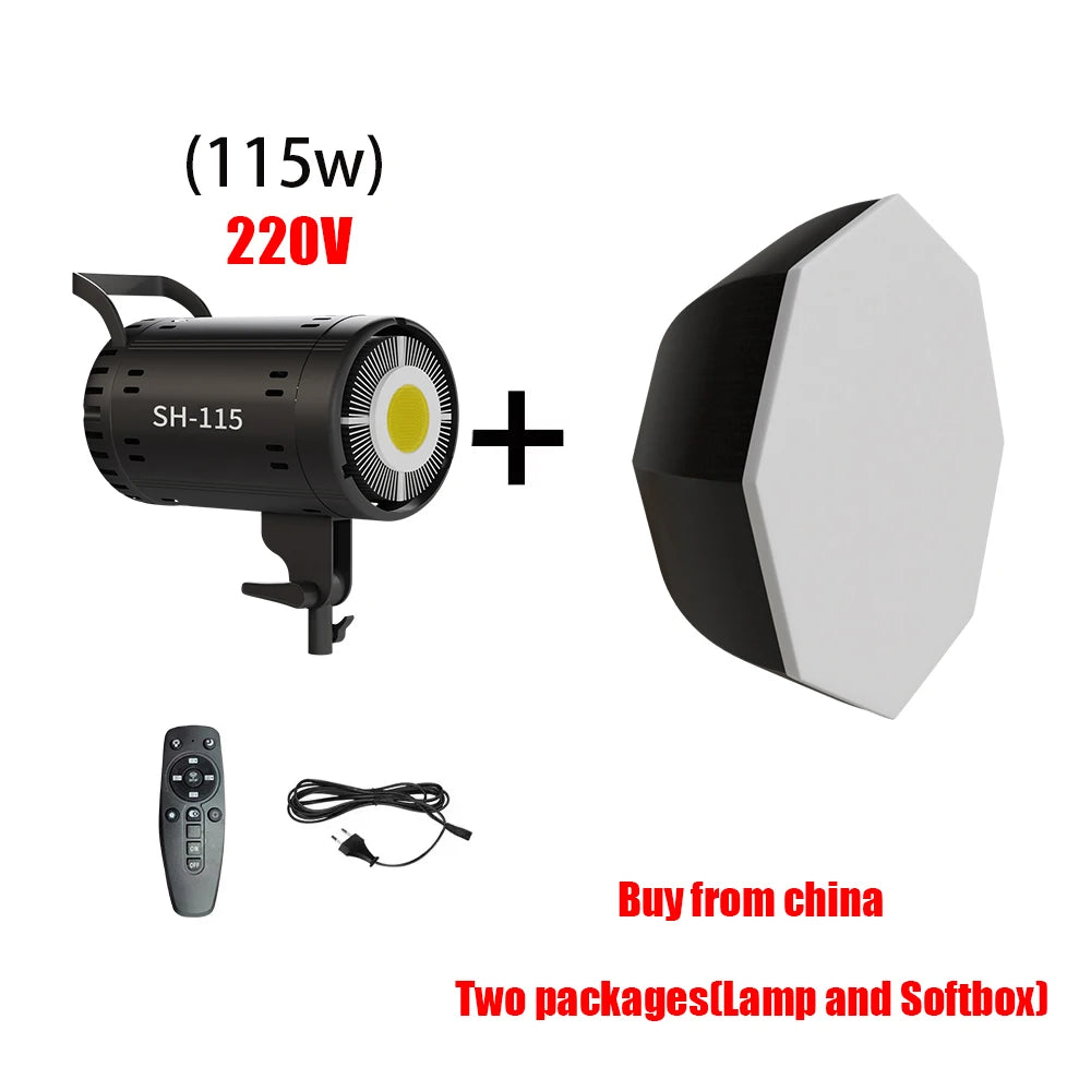 SH 135W COB LED Video Light for Photography and Studio Lighting