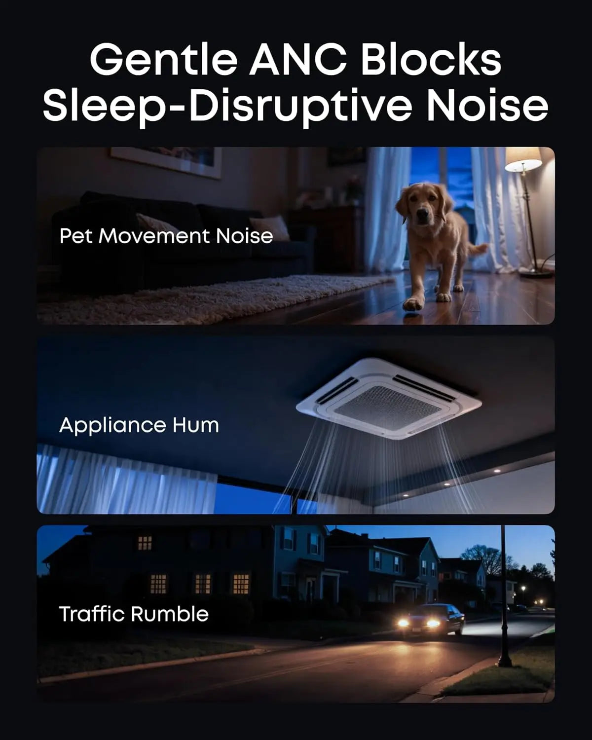 Anker Soundcore Sleep A30 Active Noise Cancelling Wireless Sleep Earbuds