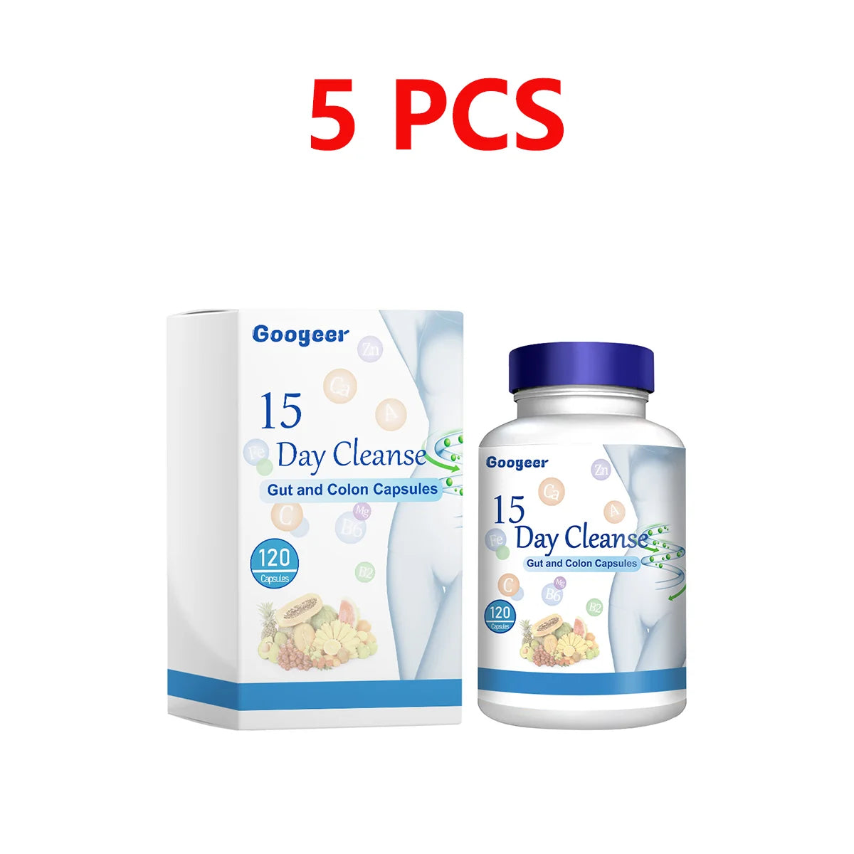 Gut And Colon Cleanse Capsules For Digestive Support and Energy