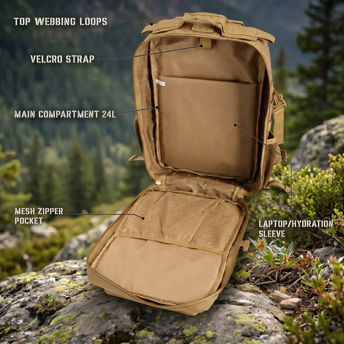 ReFire Gear Hunting Backpack for Outdoor Camping and Hiking