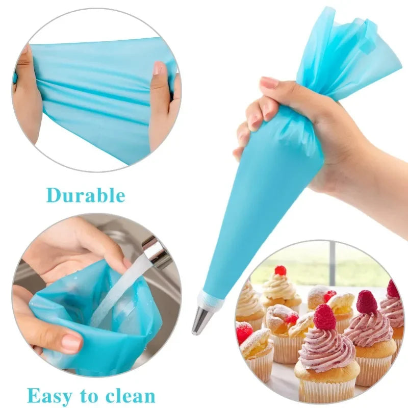 Nifogo Cake Decorating Set With Piping Bags And Frosting Tips