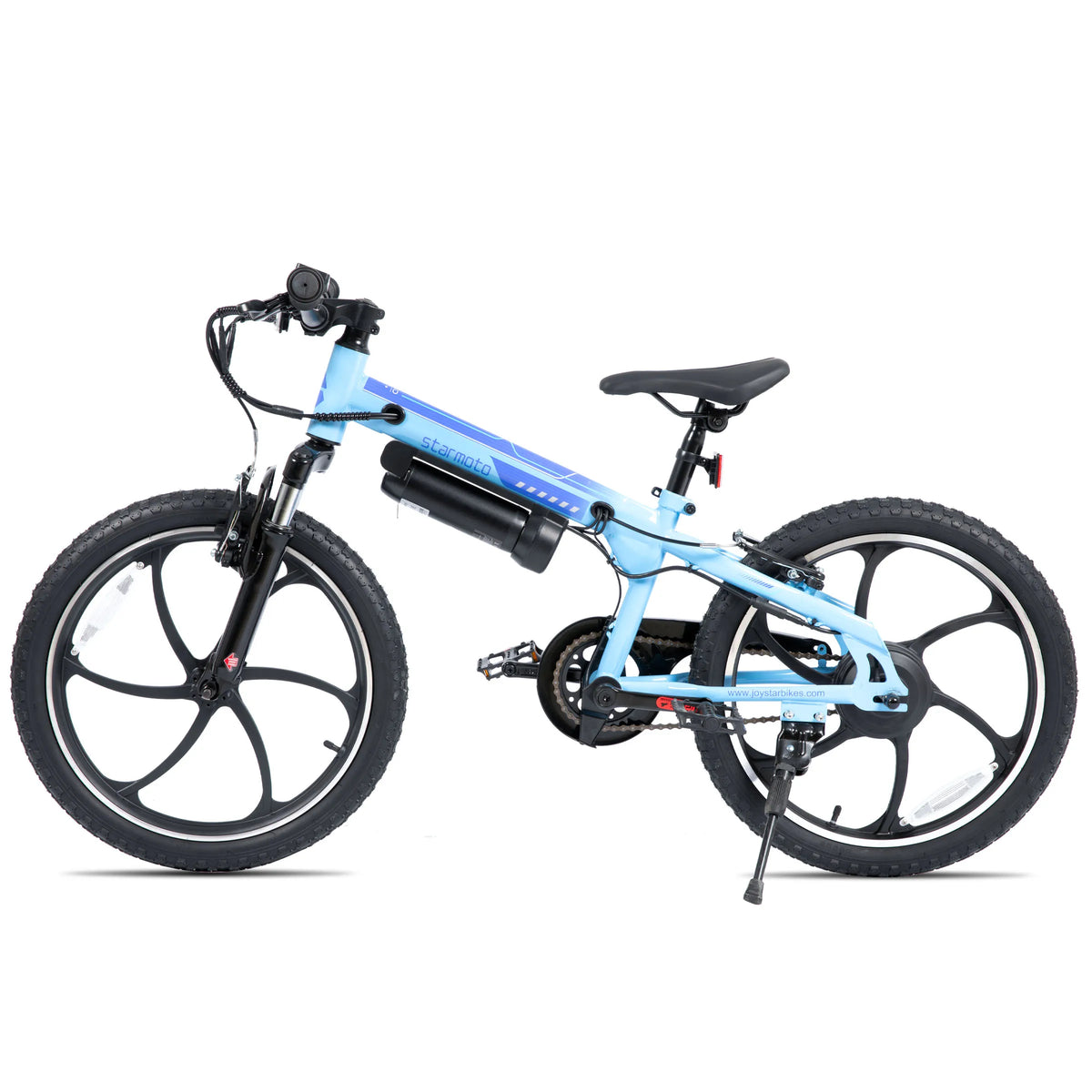 JOYSTAR Kids Electric Mountain Bike With Removable Battery