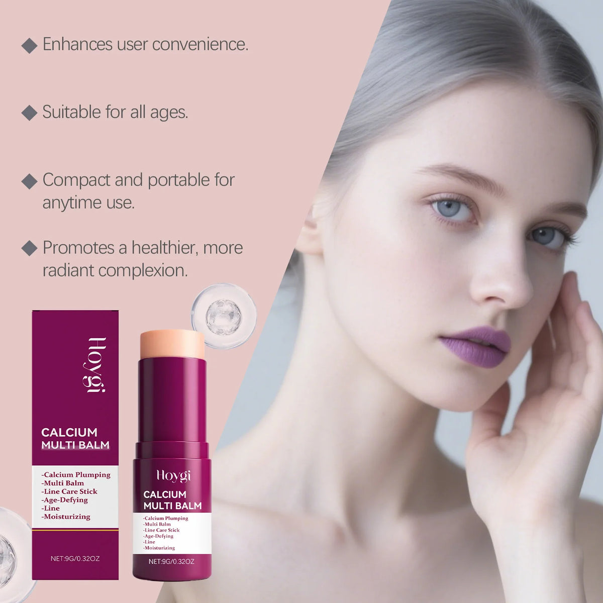 Hoygi Calcium Multi Balm Stick For Firming And Deep Hydration