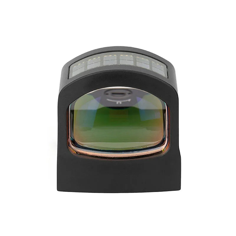 Solar Powered Reflex Red Dot Sight With Exoskeleton Mount