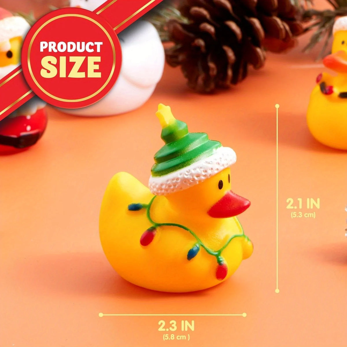 Joyfy Christmas Rubber Ducks, Novelty Toys And Party Favors