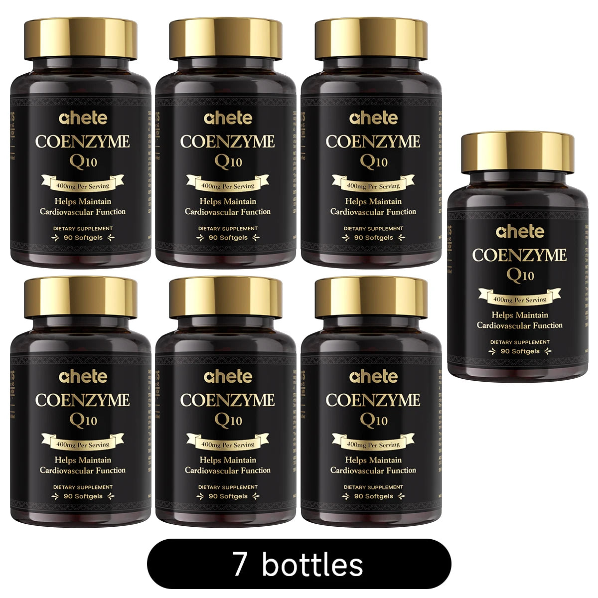 Ahete GMP Grade CoQ10 Softgels Antioxidant Cardiovascular Health Supplement