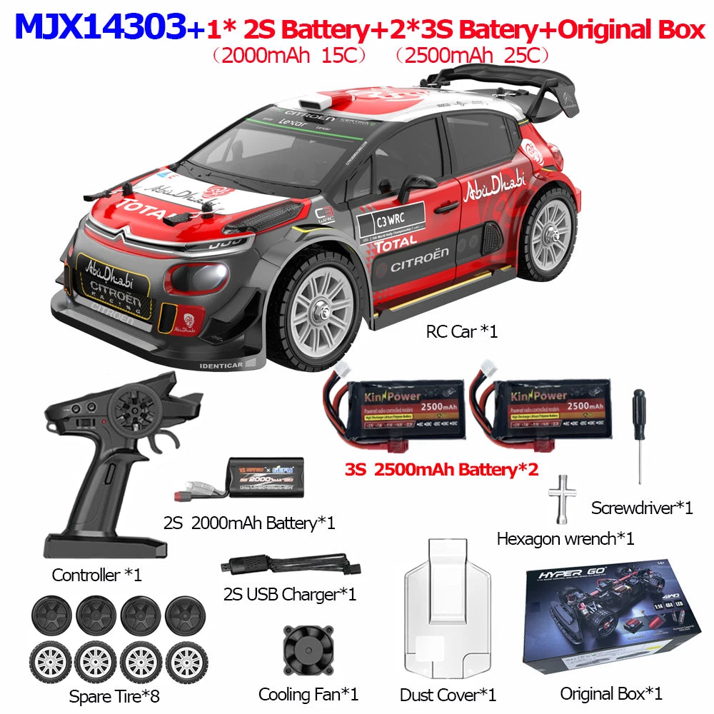 Jyscend MJX Brushless 4WD Off Road Remote Control Car