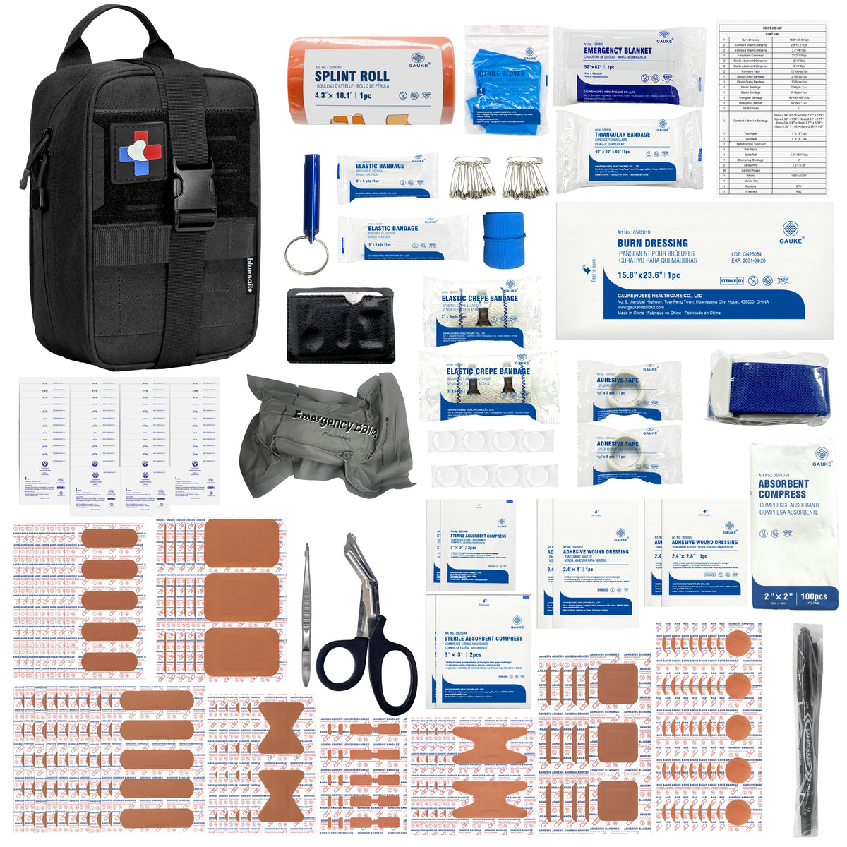 Emergency First Aid Kit For Home Office And Outdoor Adventures