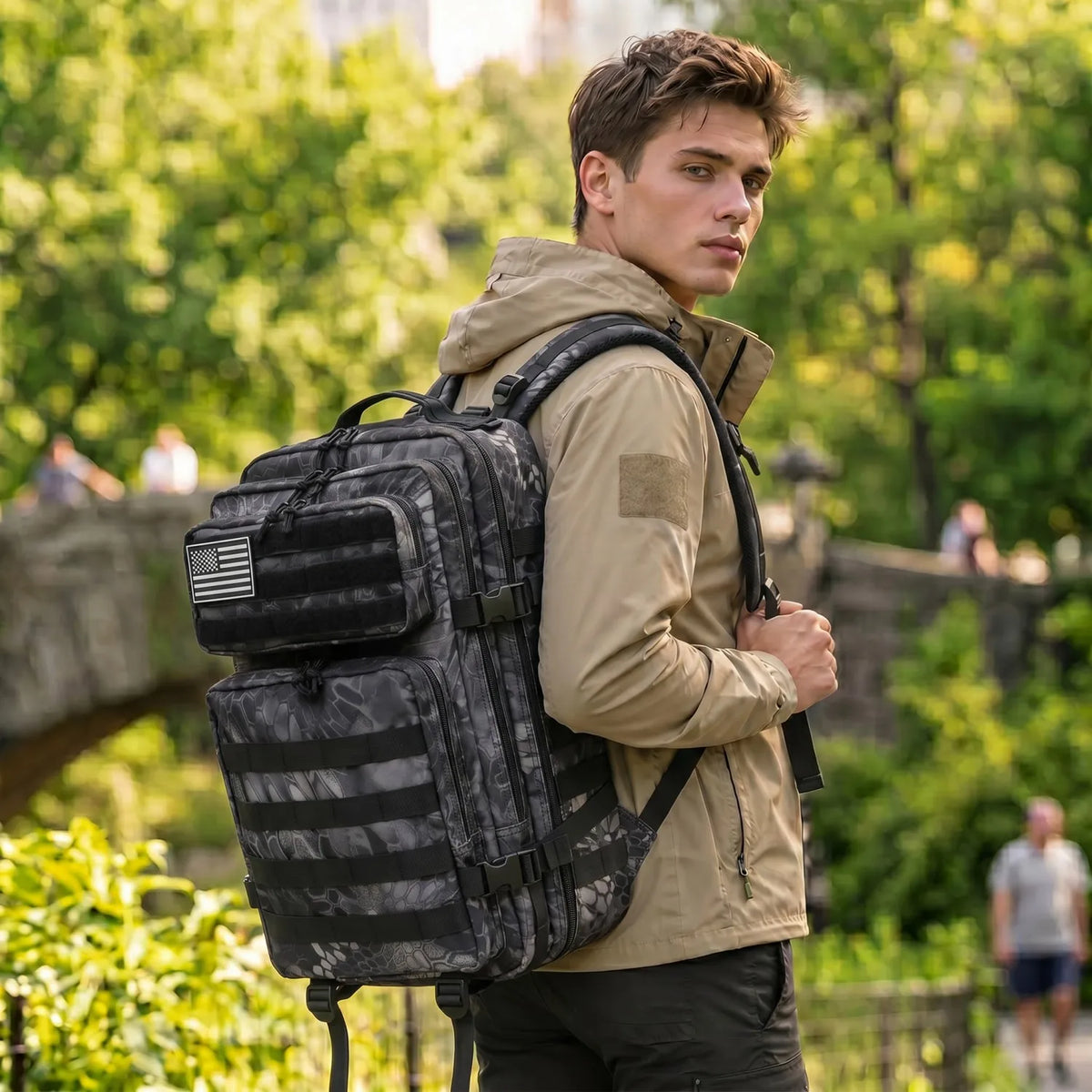ReFire Gear MOLLE Gym Backpack for Fitness and Travel