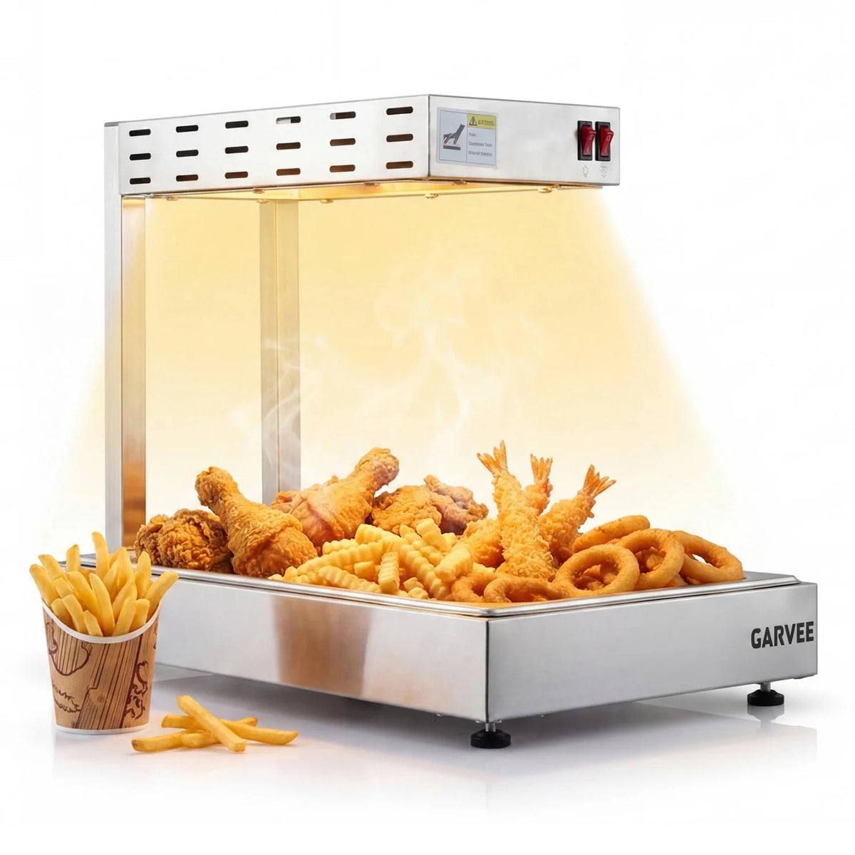 HiMISS Commercial Infrared Food Warmer Lamp for Buffets and Restaurants