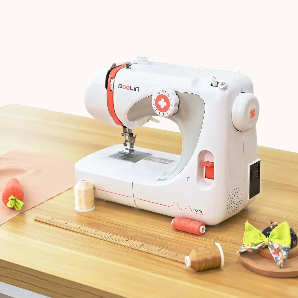 POOLIN EOC565 Computerized Sewing Machine With 27 Stitch Applications