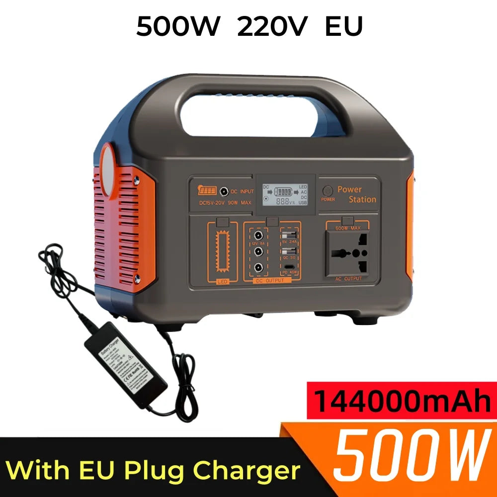 Jsdsolar Portable Solar Power Station With LiFePO4 Battery