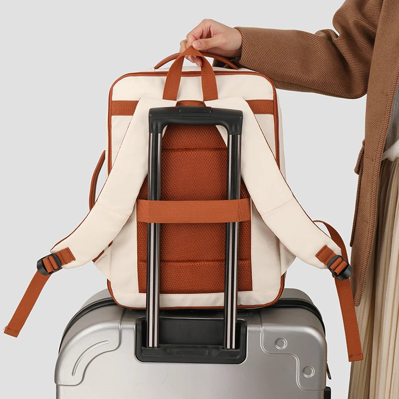 OGEHUAFEE Expandable Commuter Backpack With Wet And Dry Separation