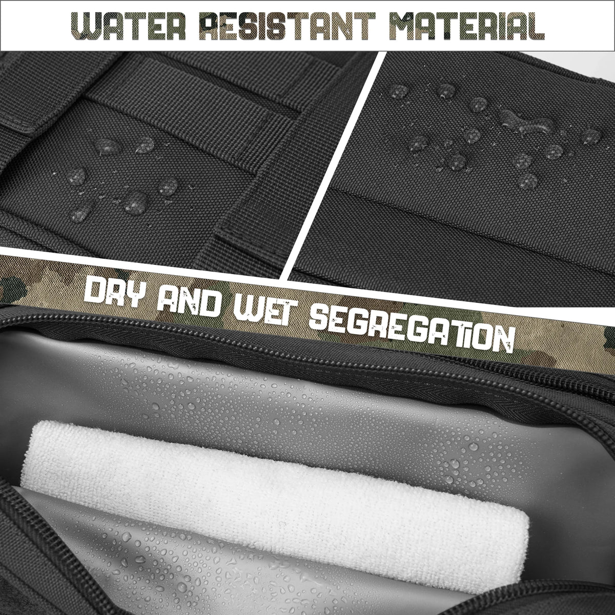 ReFire Gear Men's Travel Toiletry Bag With Hanging Hook