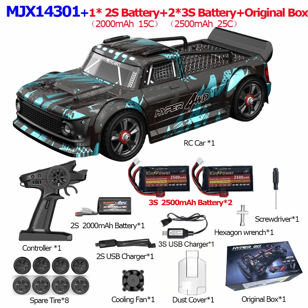 Jyscend MJX Brushless 4WD Off Road Remote Control Car