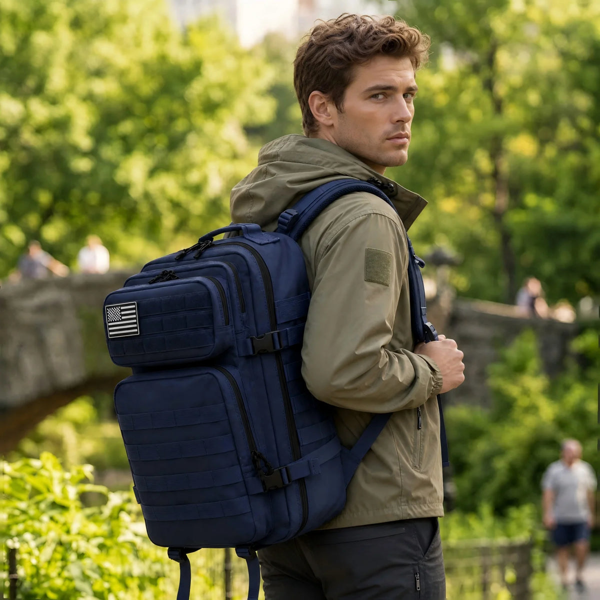ReFire Gear MOLLE Gym Backpack for Fitness and Travel
