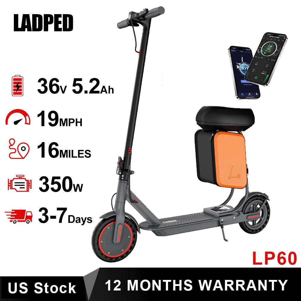 Ladped AOVOPRO LP60 Folding Electric Scooter With 350W Motor