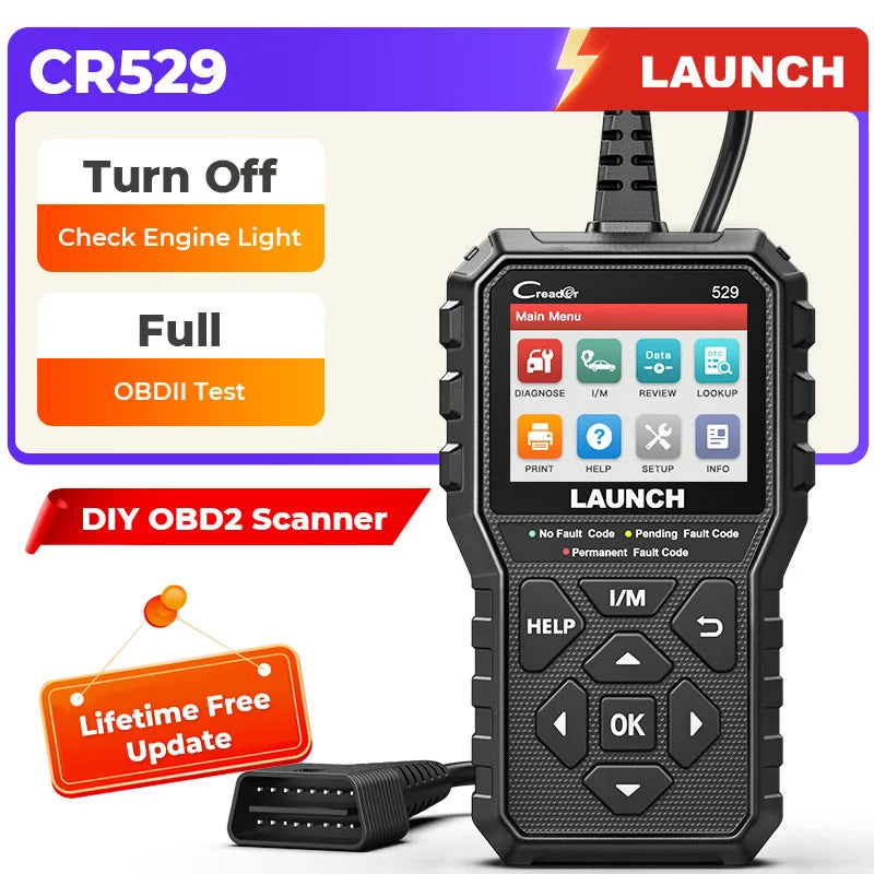 LAUNCH Creader 529 OBD2 Automotive Diagnostic Code Scanner