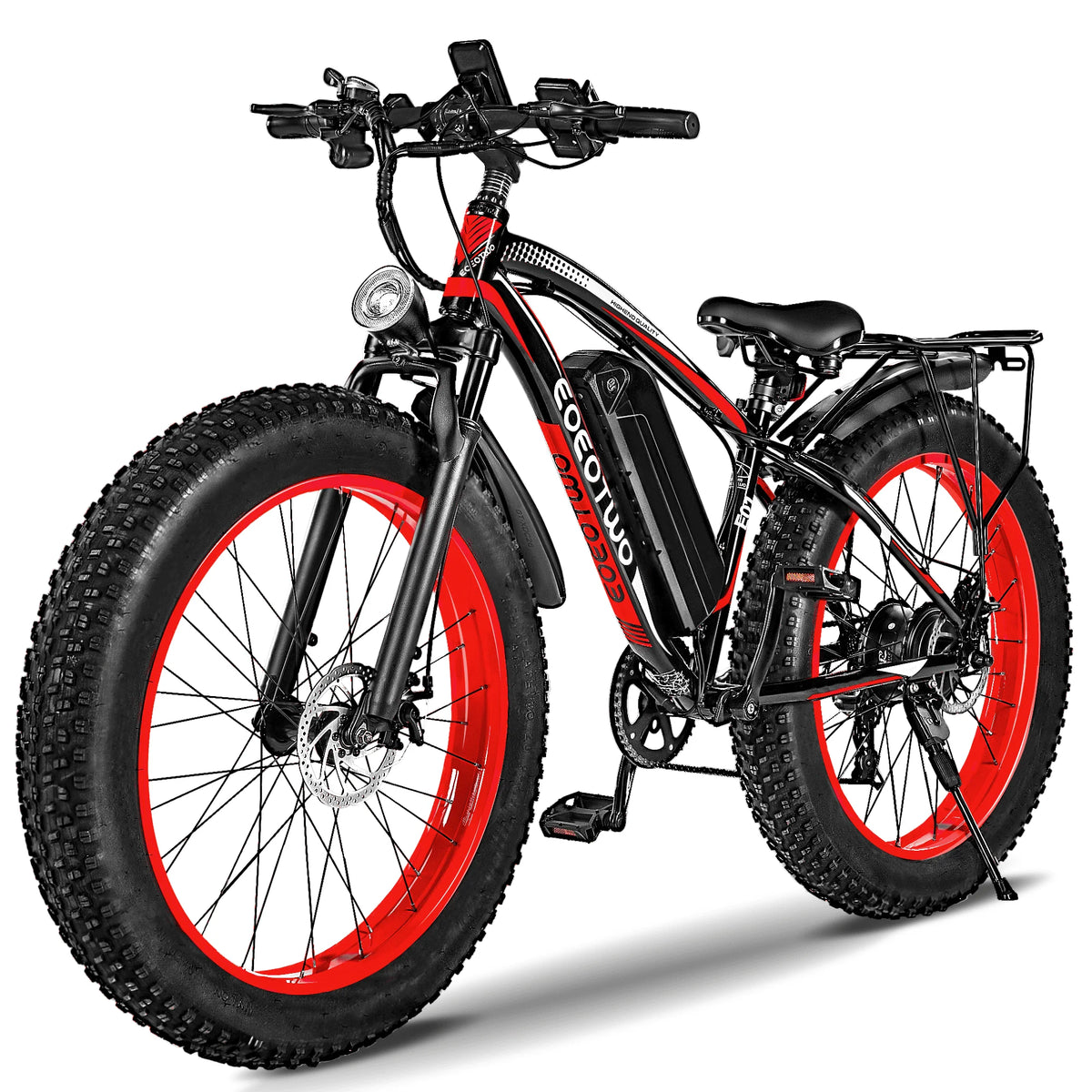 EOEOTWO Fat Tire Electric Bike With Long Range Battery