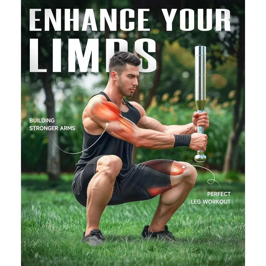 Steel Macebell Clubbell for Strength Training and Full Body Workouts