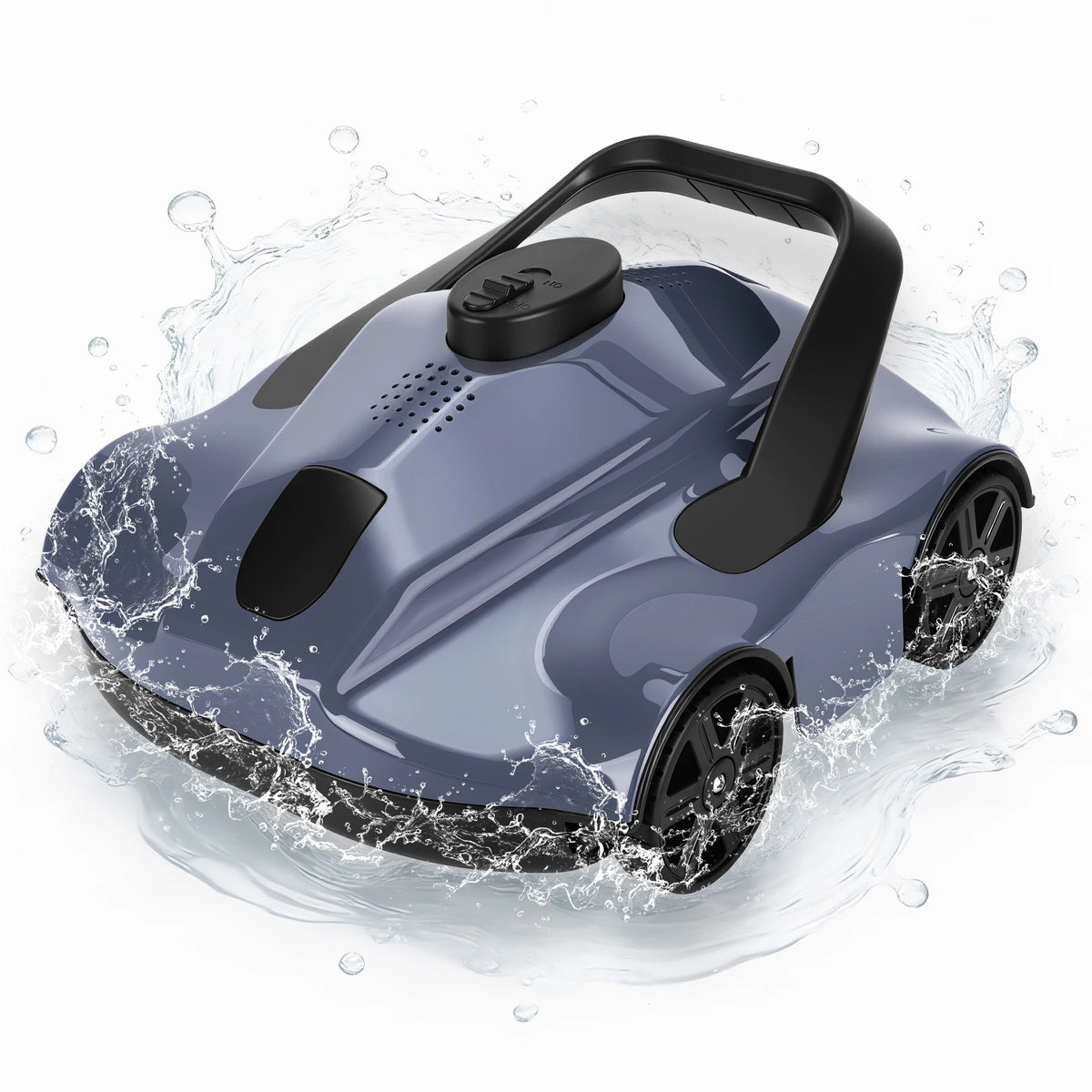 Cordless Robotic Pool Cleaner With Self Parking And Efficient Filtration