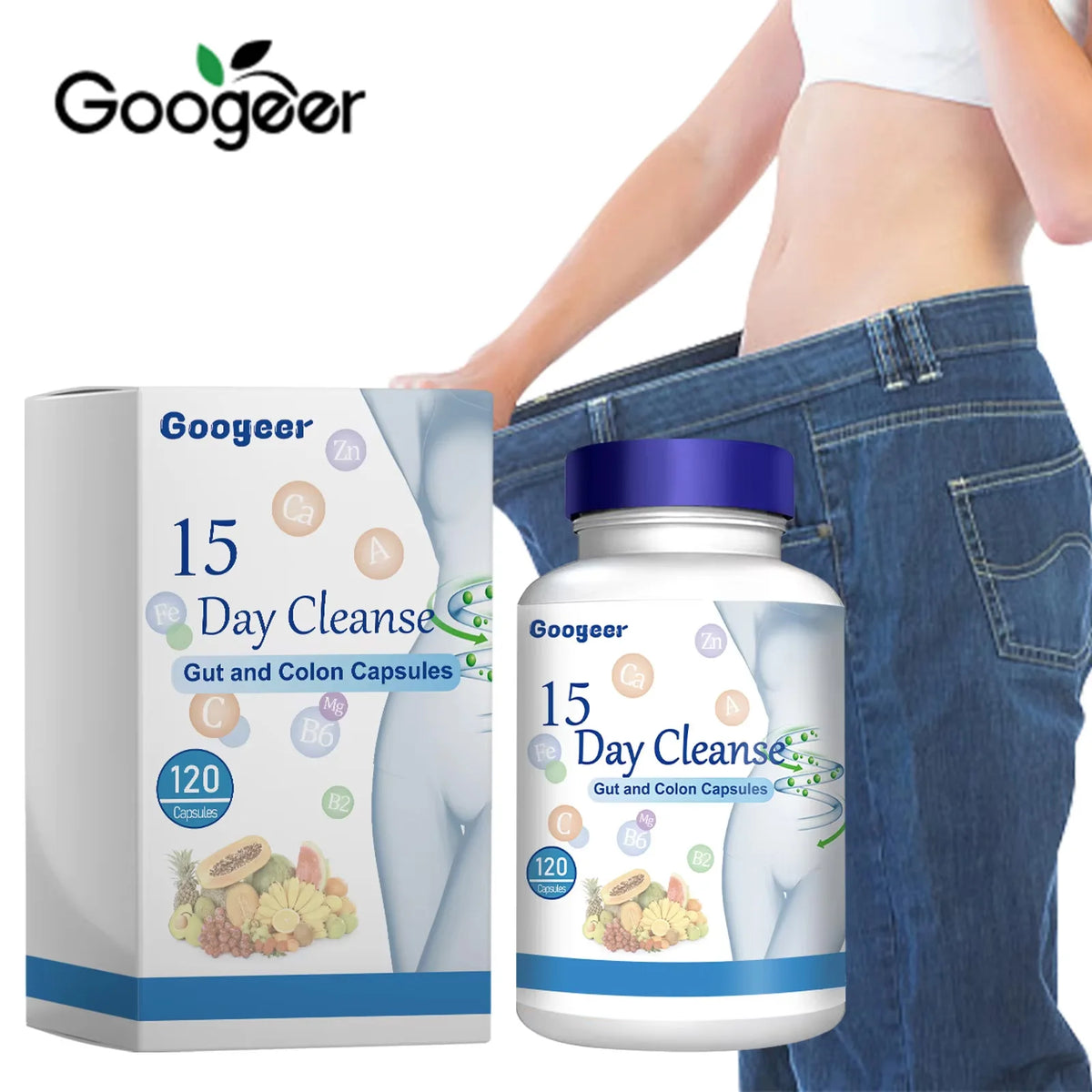 Gut And Colon Cleanse Capsules For Digestive Support and Energy