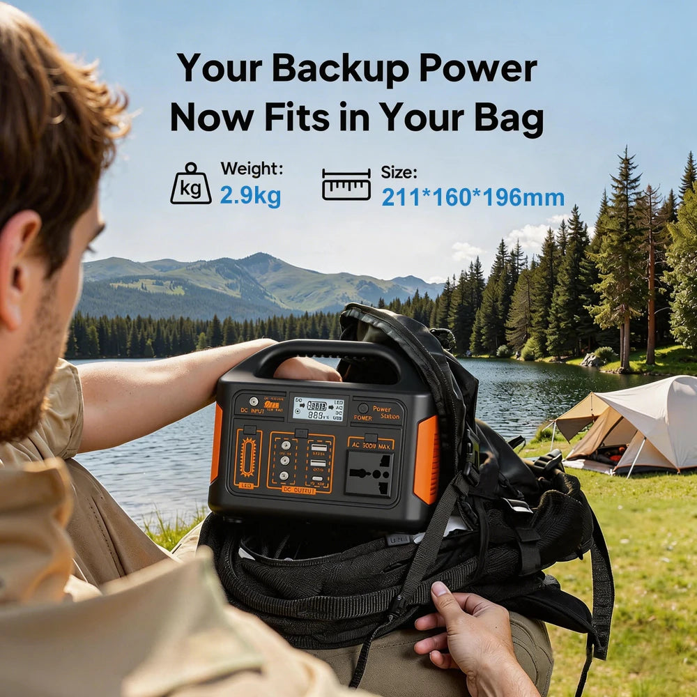 Gaiaray 500W Portable Power Station With 460Wh LiFePO4 Battery
