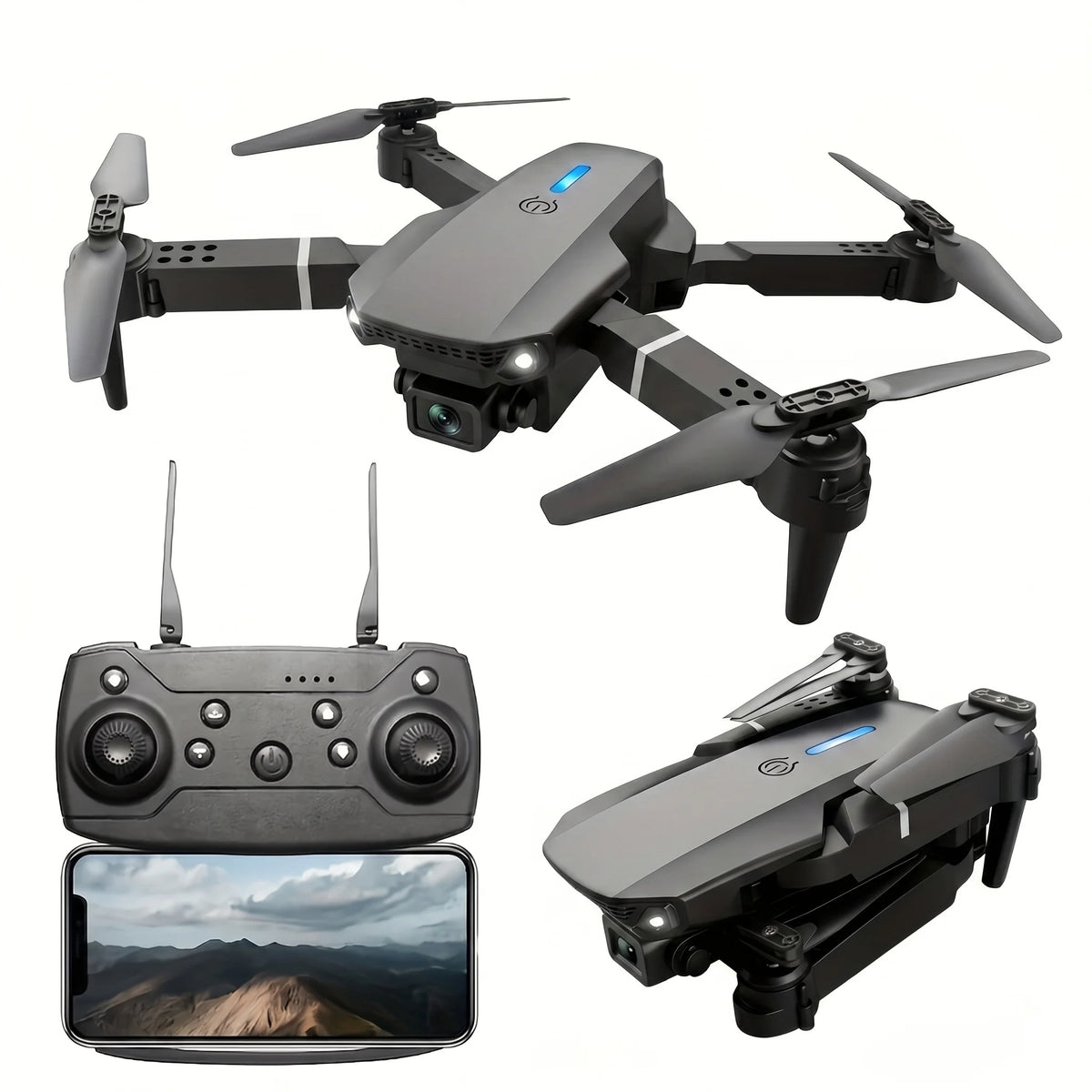 EVANOVM E88 Pro Max Foldable Drone With Dual Cameras