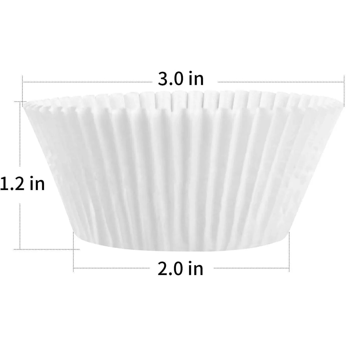Food Grade Paper Baking Cups for Cupcakes Muffins and Cakes