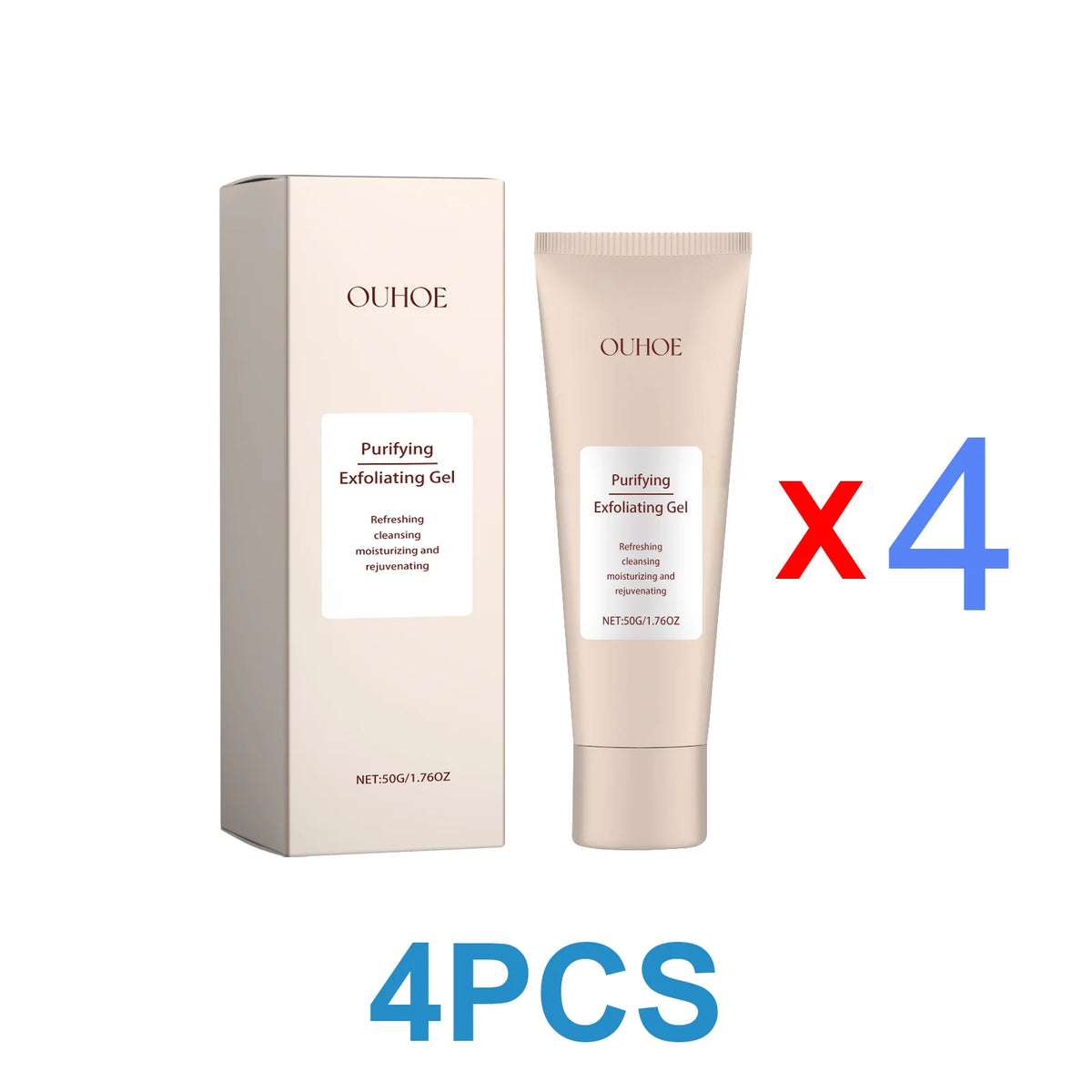 Ouhoe Deep Cleansing Facial Exfoliating Gel for Blackhead Removal
