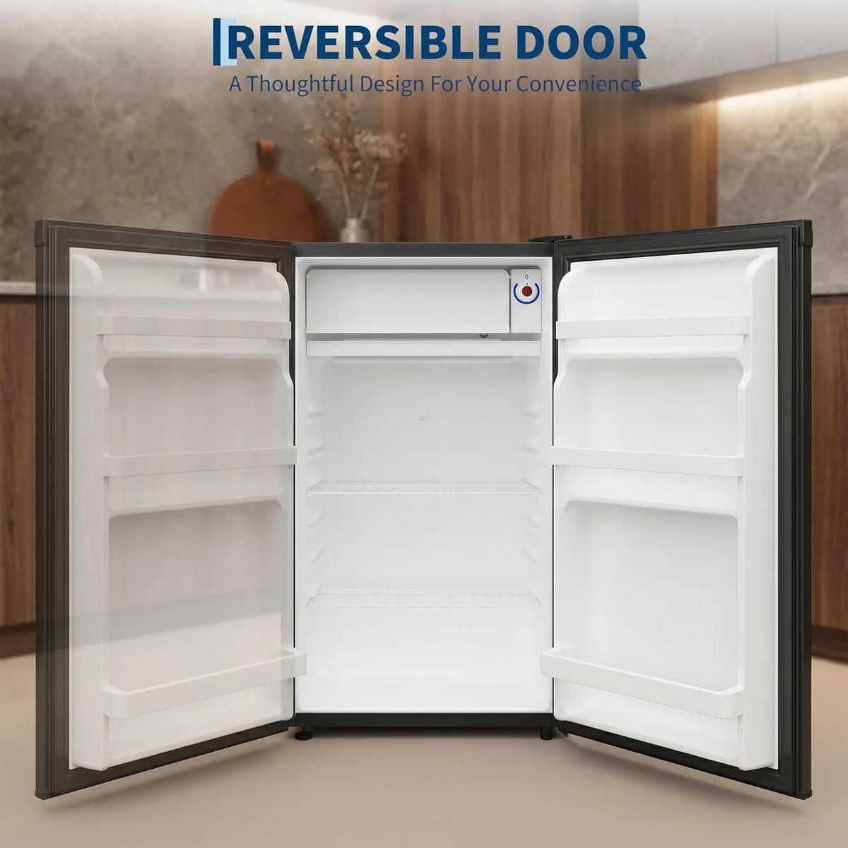 Mini Refrigerator And Freezer For Home Dorm Office Or Kitchen