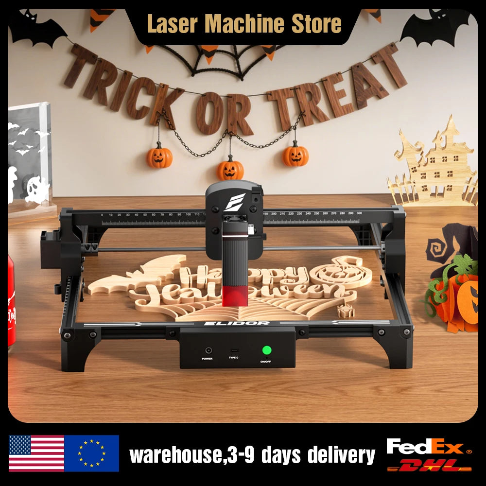 ELIDOR Z6 Laser Engraver and CNC Wood Cutting Machine