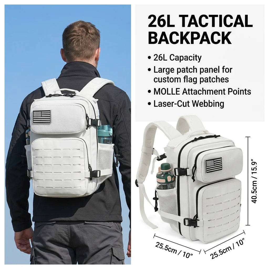 ReFire Gear MOLLE Backpack for Hiking Camping and Travel
